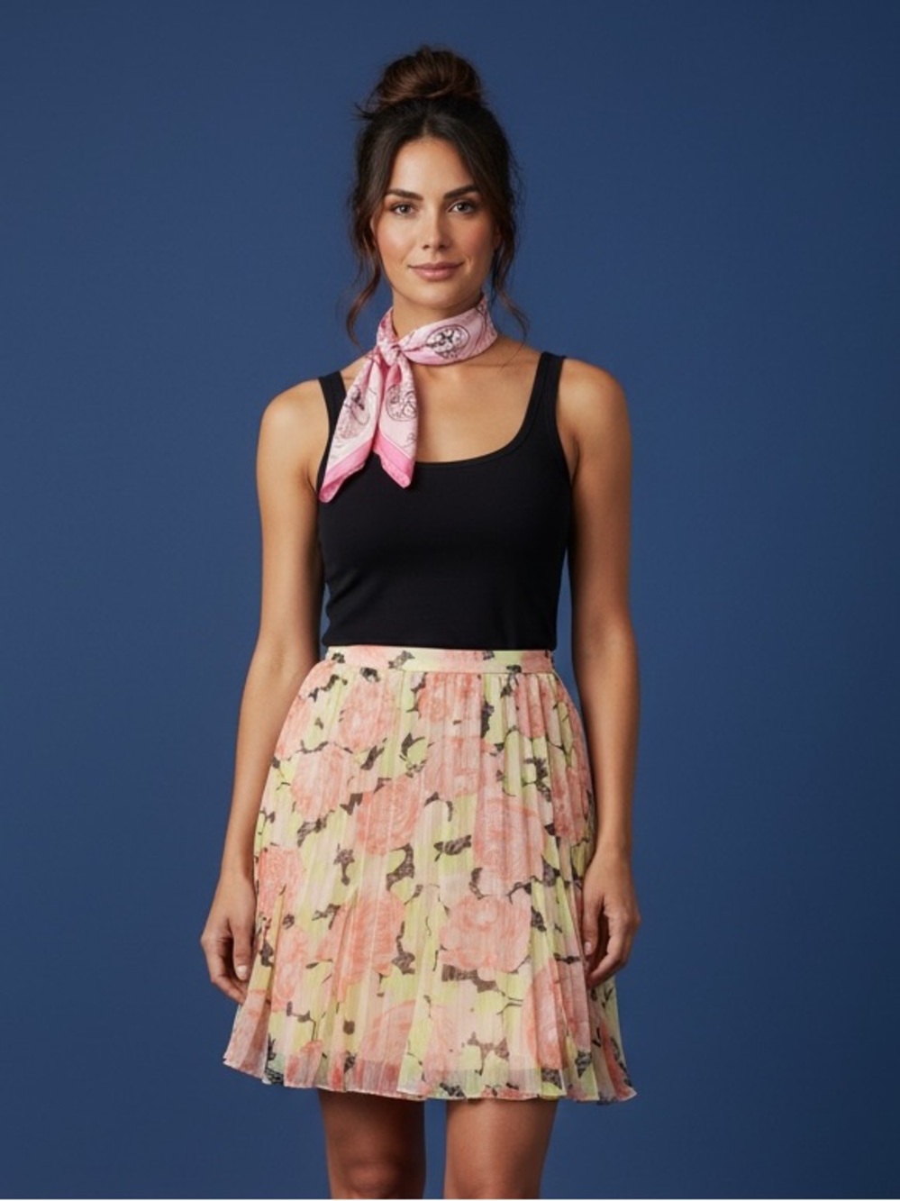 Kate Hill floral skirt